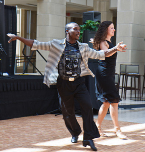 Dancing Striking Pose